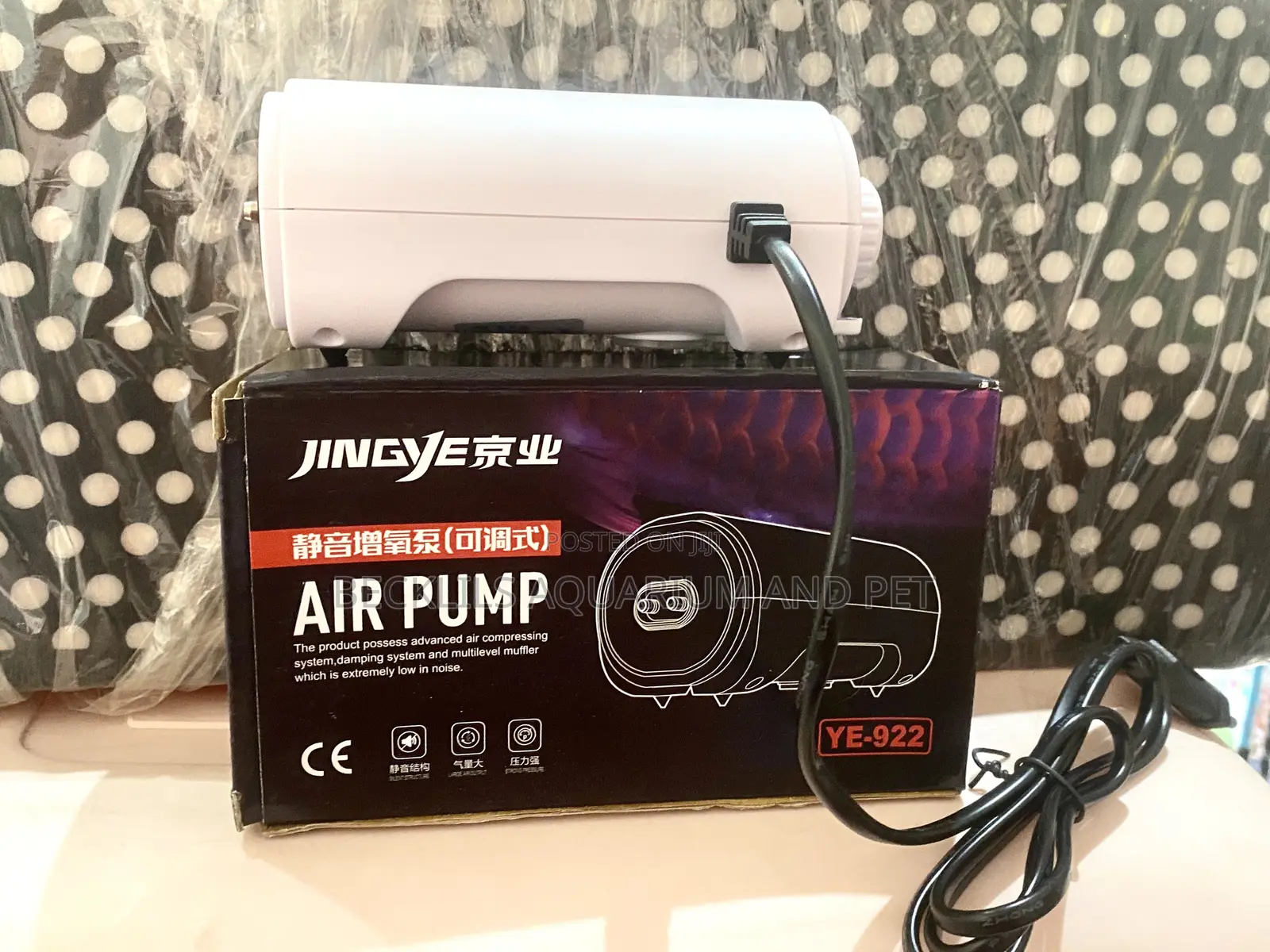 Jingy Double Outlet Airpump With Regulator