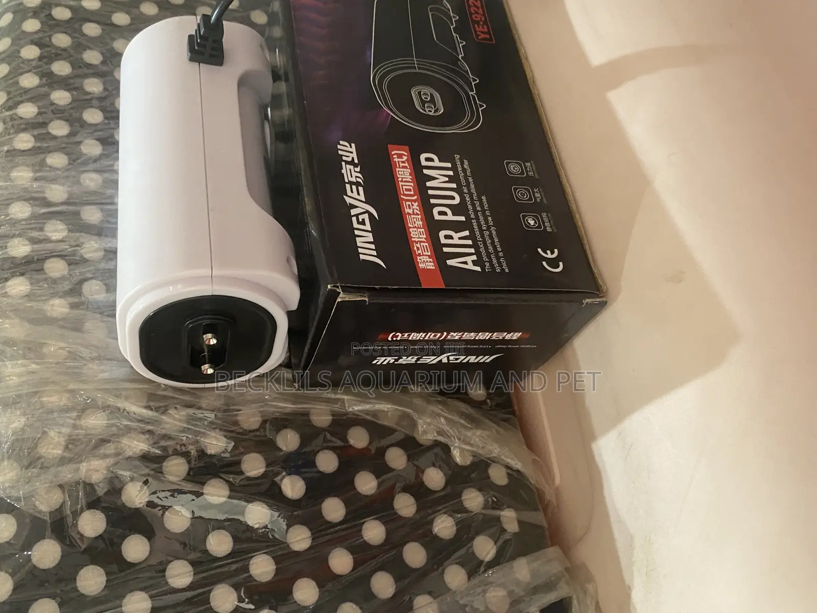 Jingy Double Outlet Airpump With Regulator
