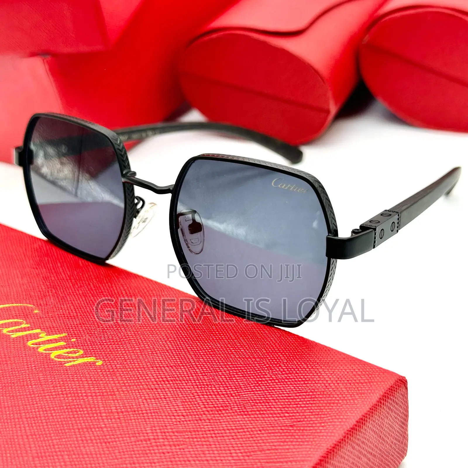Cartier Blue Frame Sunglasses