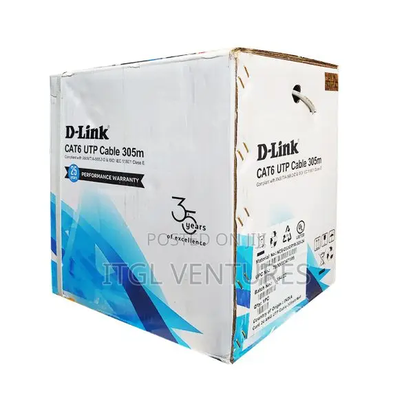 D-Link Cat-6 Utp Cable 305 Meters