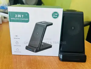 3 in 1 Wireless Charger Stand for for Smartphones | 15w