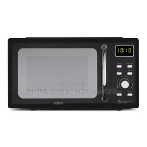 Tower 20lit Black Digital Microwave