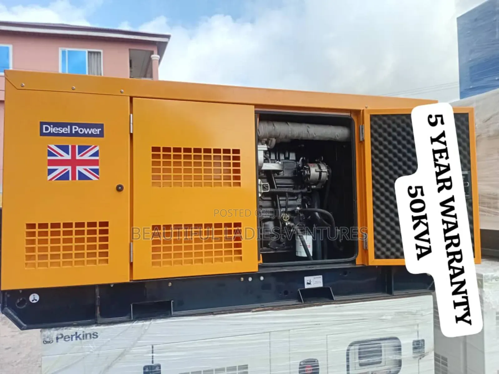 Powerrush 50kva Diesel Generator Perkins Uk Standard 50kva