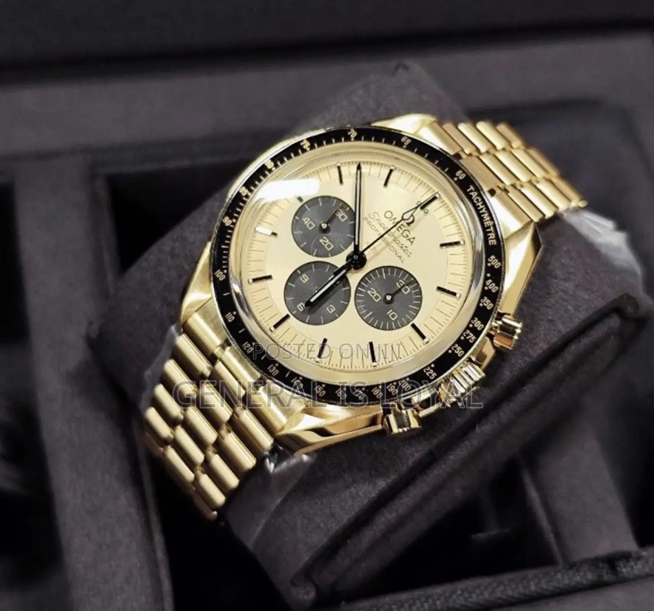Omega Speed Master Gold and Green Dial