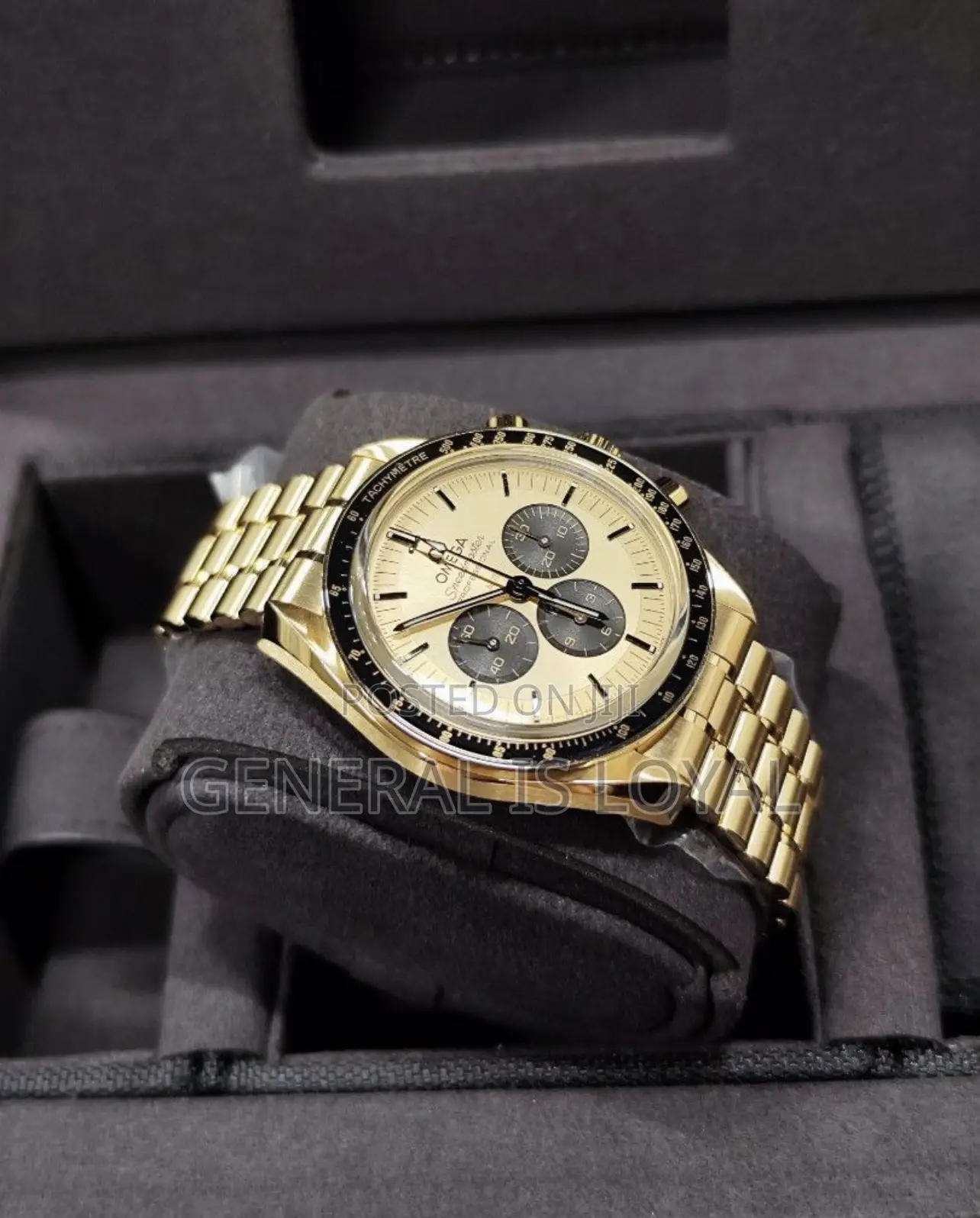 Omega Speed Master Gold and Green Dial