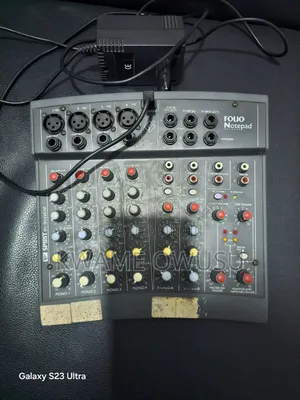 Folio Notepad Audio Mixer