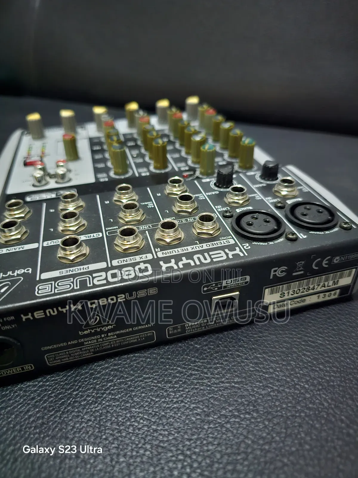 Behringer Xenyx Q802 Usb Mixer