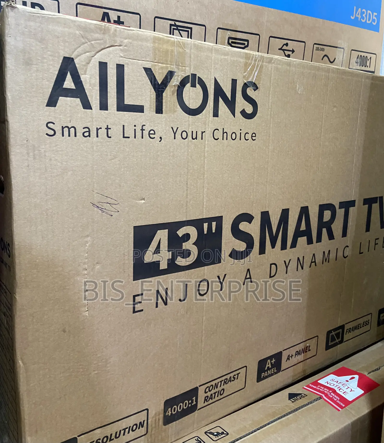 Ailyons 43”Smart Led Tv