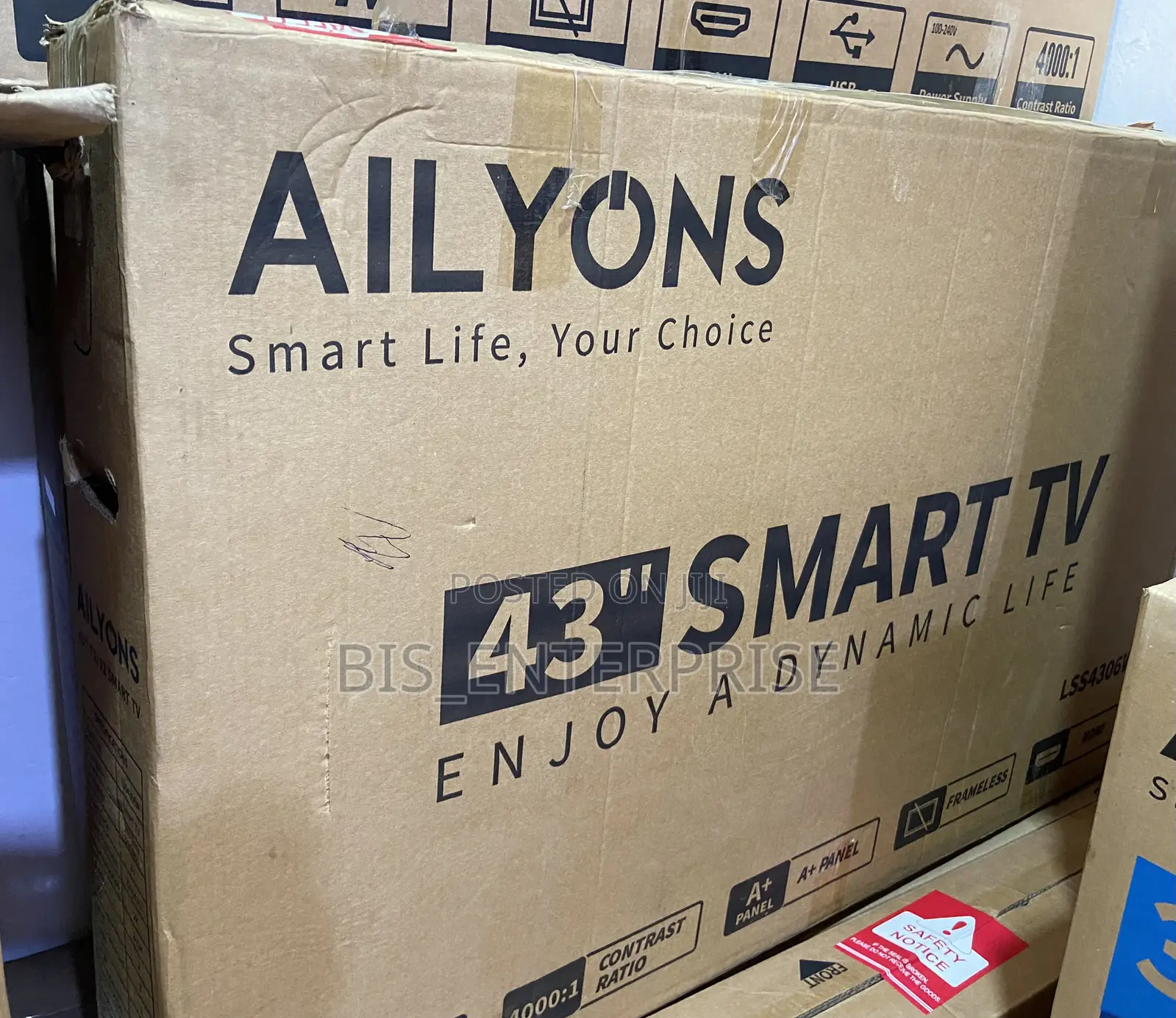 Ailyons 43”Smart Led Tv