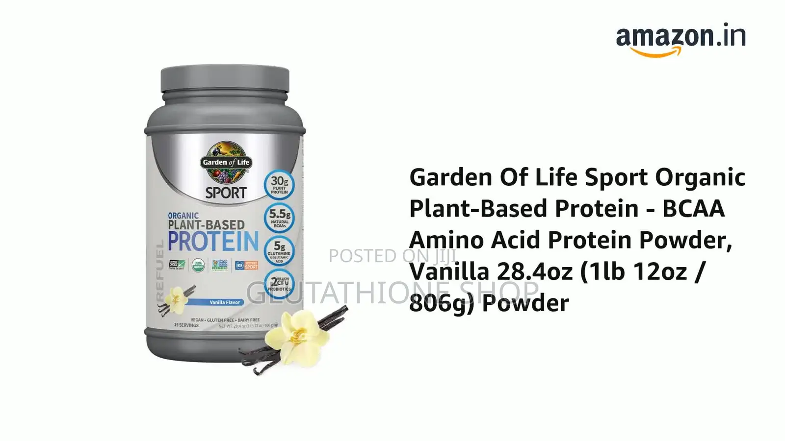 Garden of Life Sport Plant - Bcaa Amino Acid Powder,