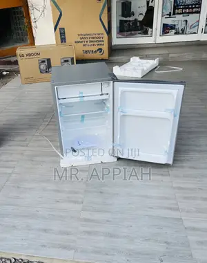 Durable Pearl Single Door Mini Refrigerator(Gray).