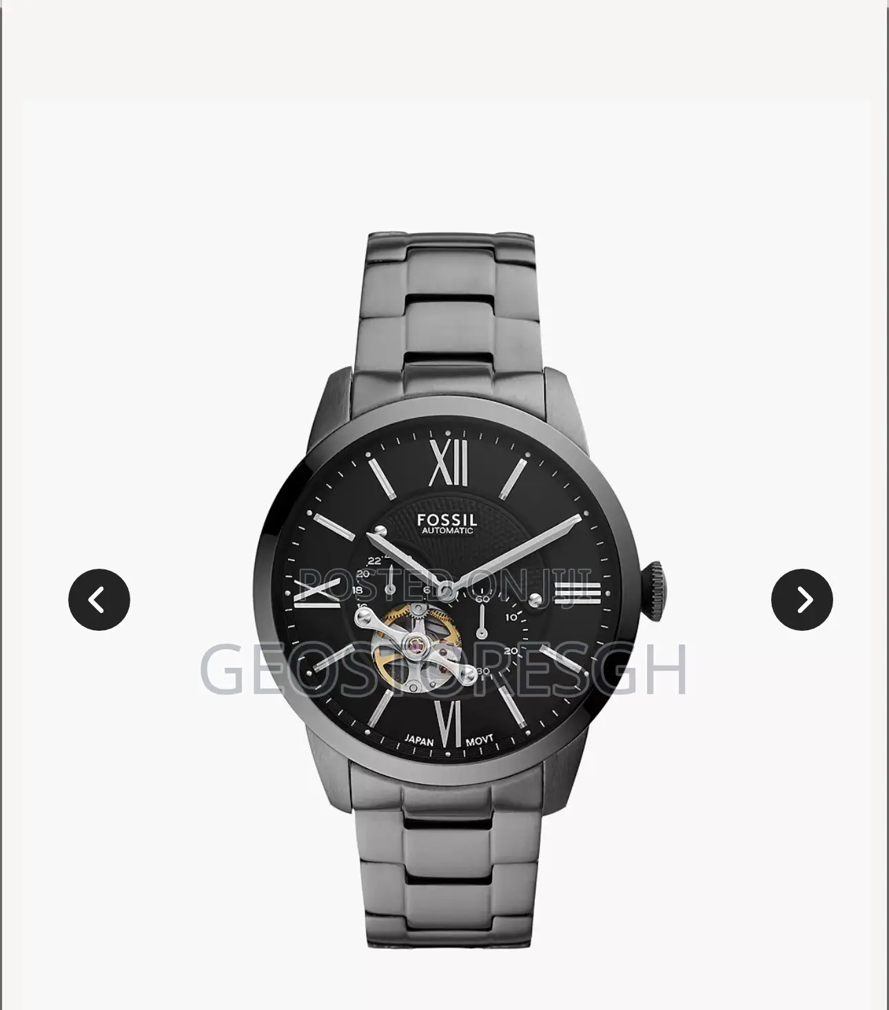 Fossil Smoke Stainless Steel Automatic Watch