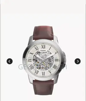 Grant Automatic Dark Brown Leather Watch