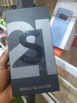 New Samsung Galaxy S21 Ultra 5G 128 GB Black