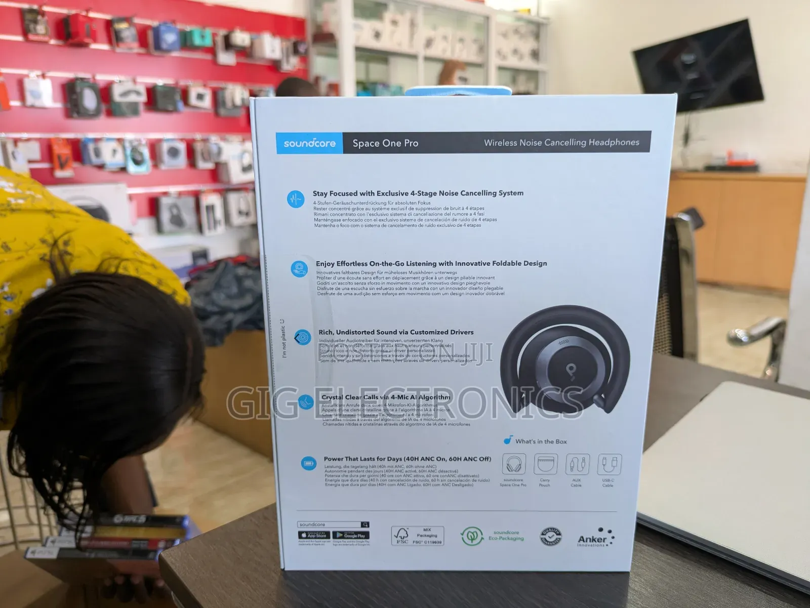 Anker Soundcore Space One Pro Noise Cancelling Headphones