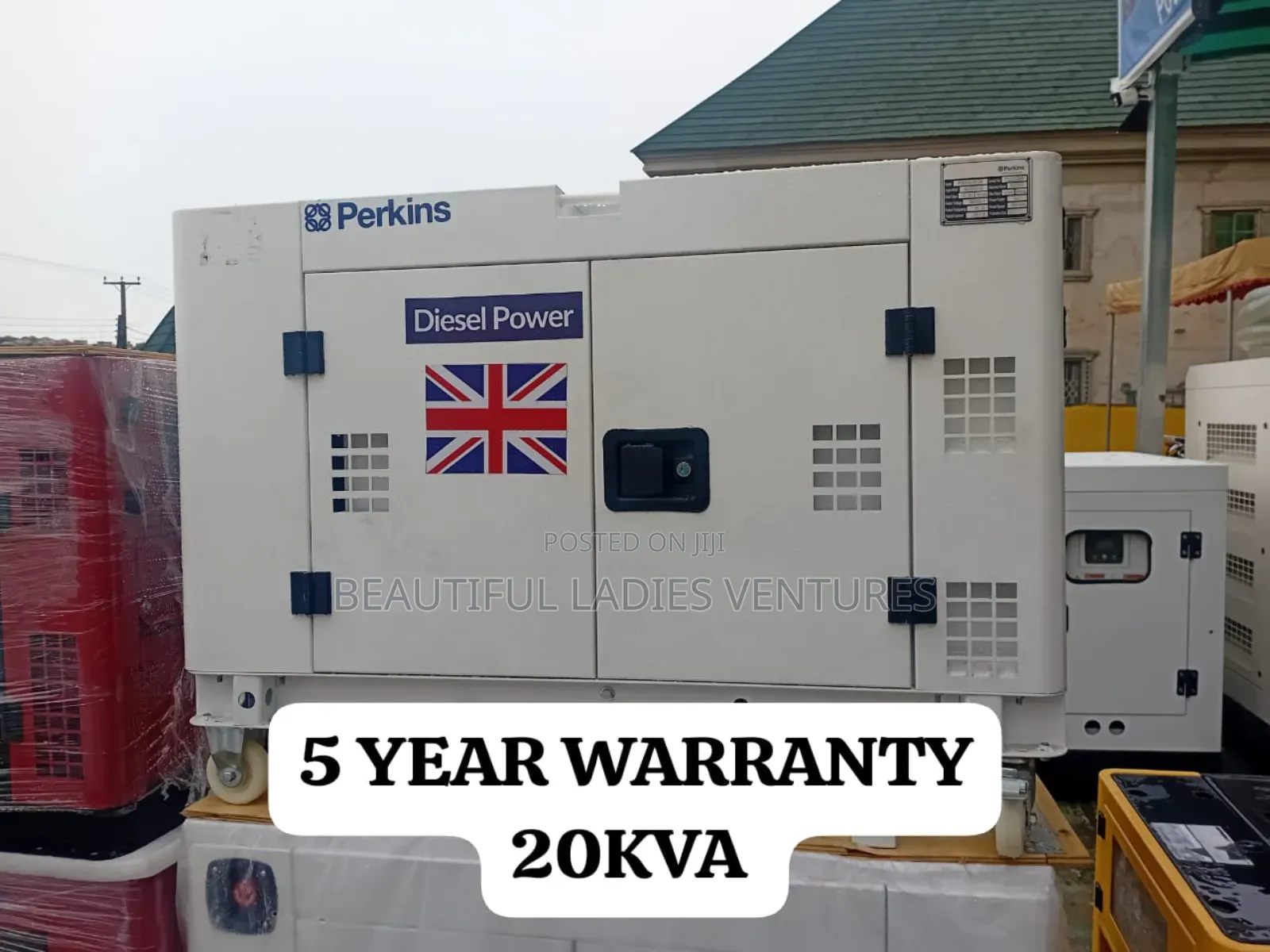 Streamlined 20kva 18000watts Perkins Diesel Genset 20kva Uk