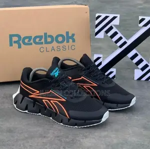 Reebok Classic Black and Orange