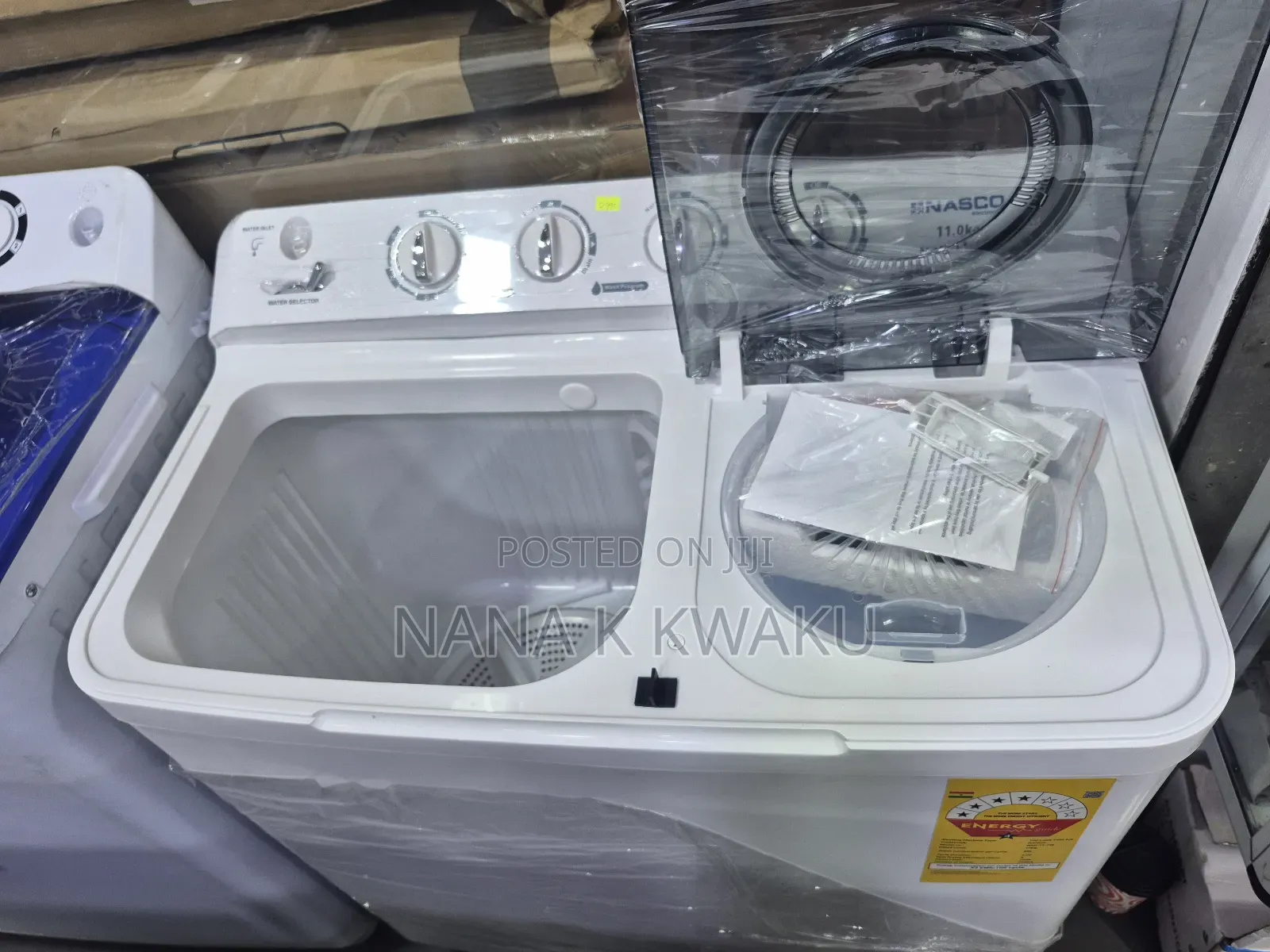 Reliable Nasco 11kg Washing Machine Top Load