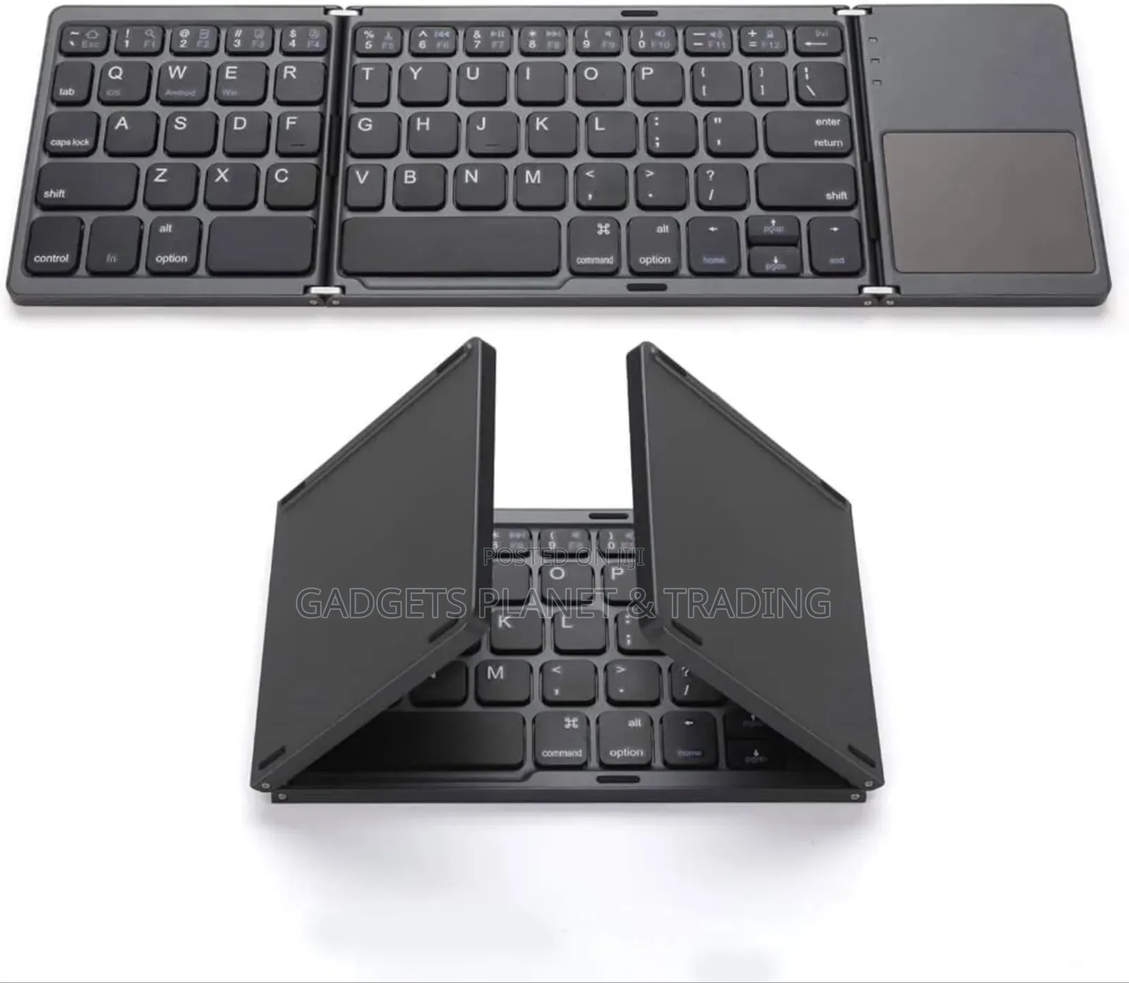 Vajra Foldable Bluetooth Wireless Keyboard + Touchpad | V11