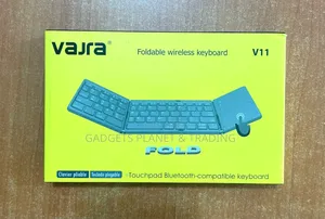 Vajra Foldable Bluetooth Wireless Keyboard + Touchpad | V11