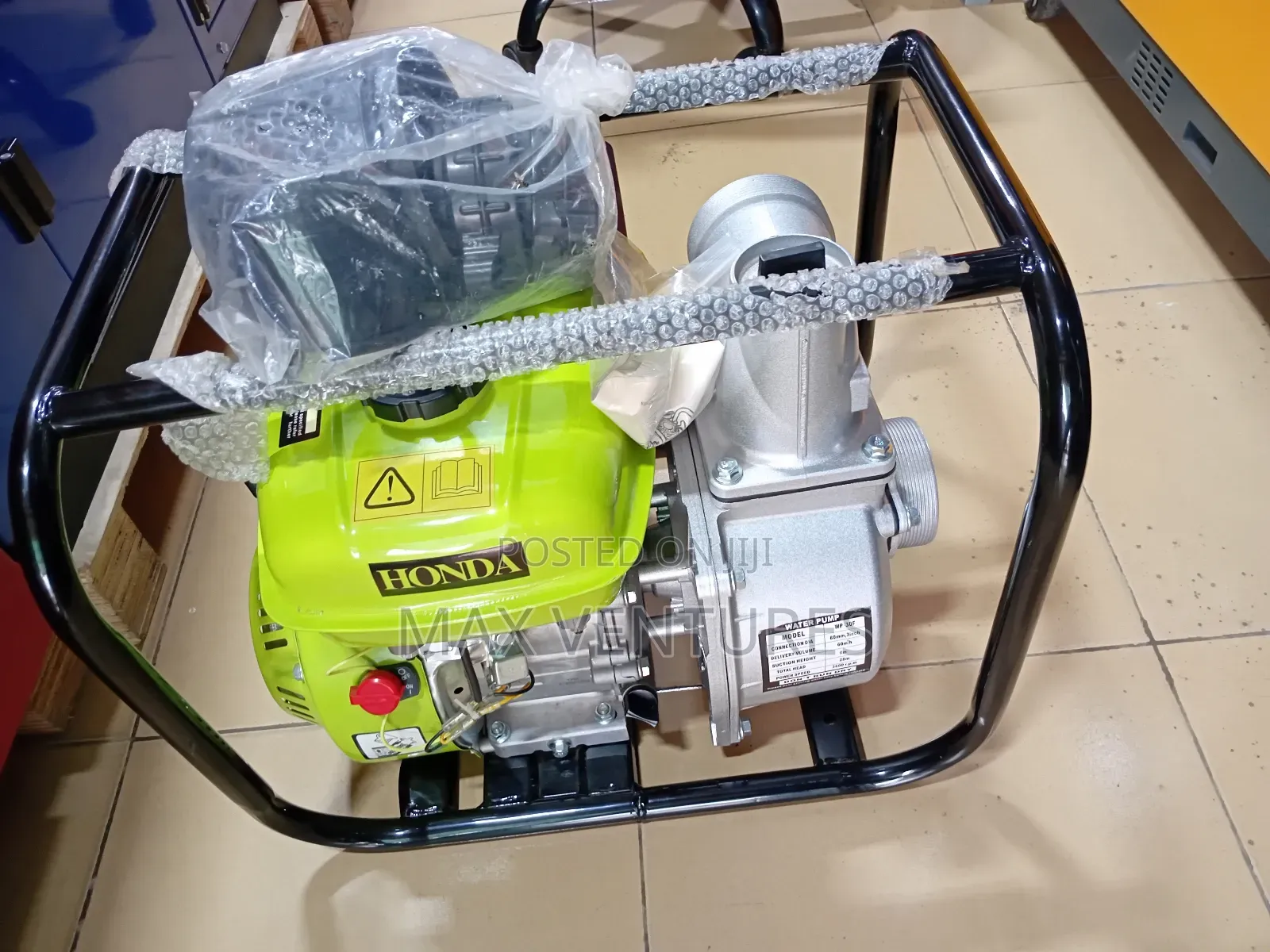 Commercial Grade " Gasoline Honda Water Pump