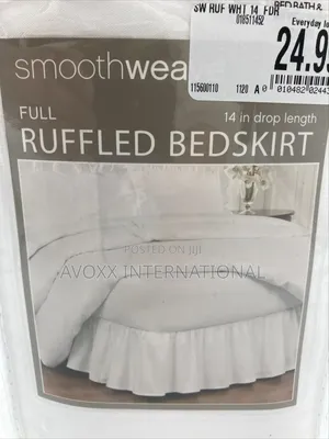 Smoothweave 14in Drop Length Full Ruffled Bed Skirt