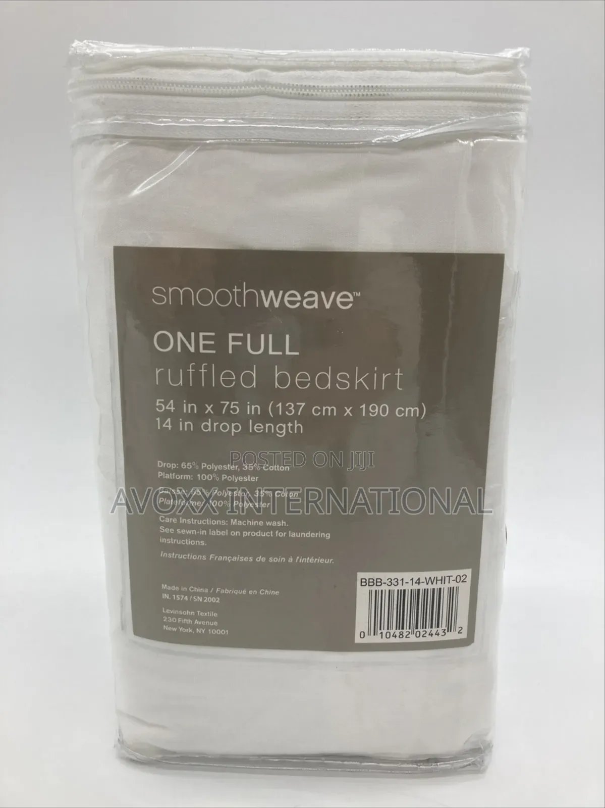 Smoothweave 14in Drop Length Full Ruffled Bed Skirt