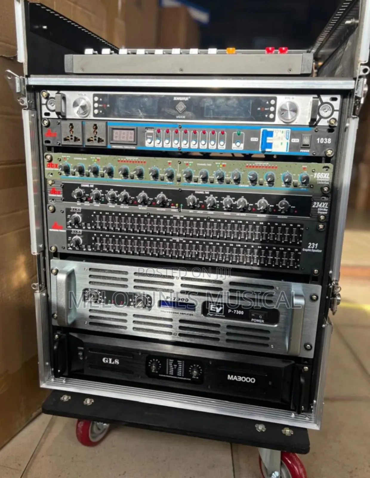 Martins Audio Arrays With Sub and Amplifier Rack Set