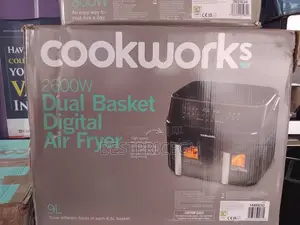 Cookworks Dual Basket Digital Air Fryer.