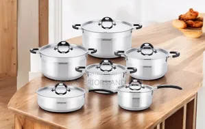 Arshia 12-Piece Stainless Steel Cookware Set