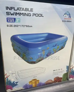 Good Inflatable Swimming Pool 262cm*172cm*60cm