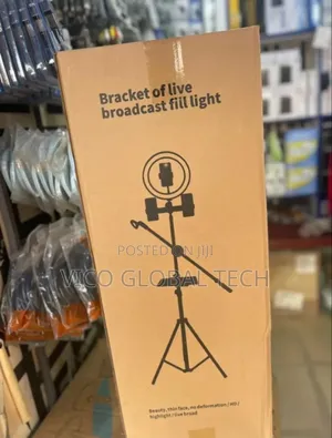 Ring Light With A Tripod Stand