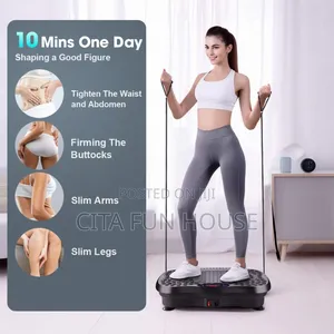 Vibration Platform, Full Body Exercise Fitness/Bluetooth