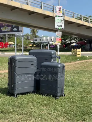 High Quality Strong Pp Three in One Set Trolley Luggage