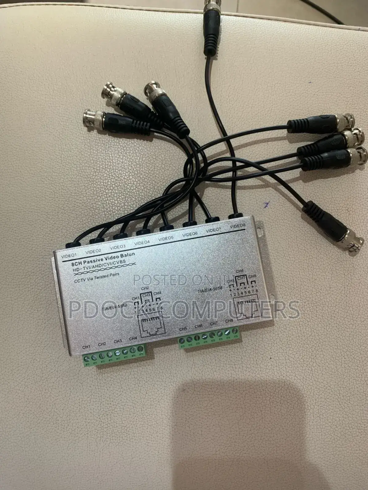 8-Channel Utp Rj45 Passive Video Balun Transceiver