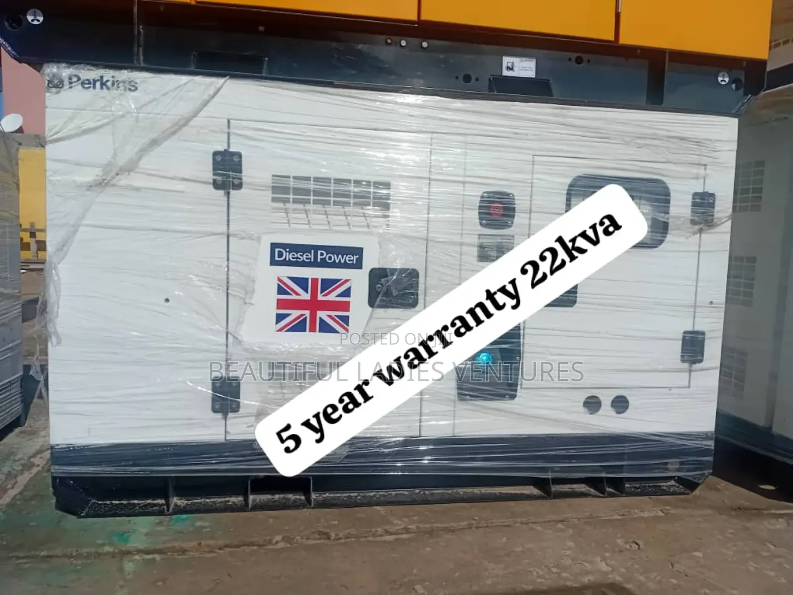 Self Contained 22kva Perkins Diesel Generator 18kw Silent