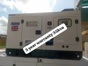 Self Contained 35kva Perkins Diesel Generator 30kw Silent Uk