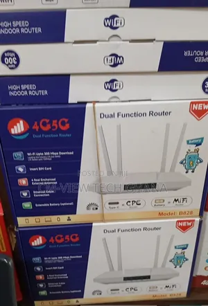 4g/5g Dual Function Sim Router + Backup Battery