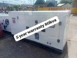 Self Contained 80kva Perkins Diesel Generator 70kw Silent