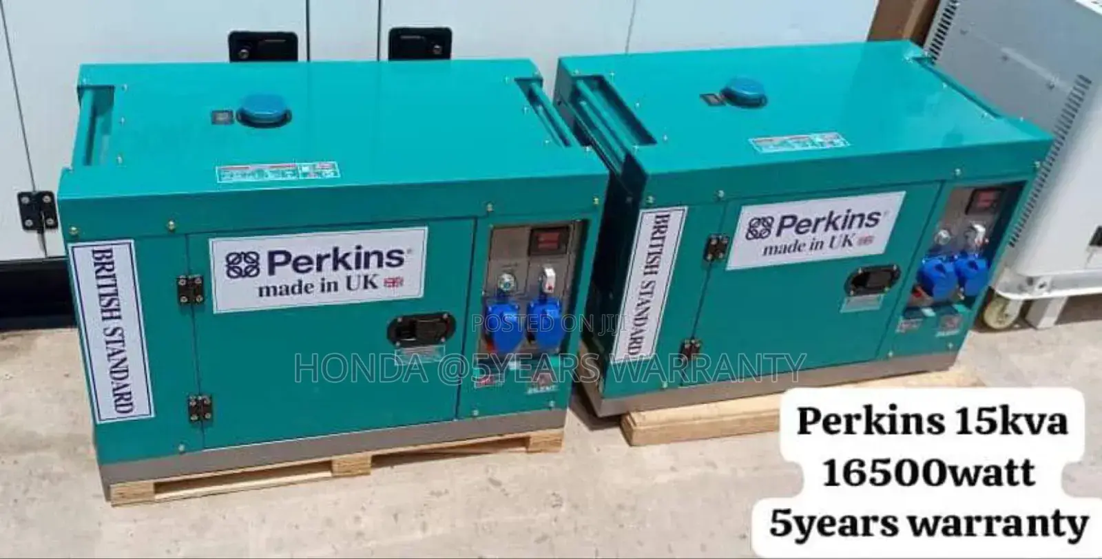 Electric Insights Perkins 15kva 16500watt Generator 15kva