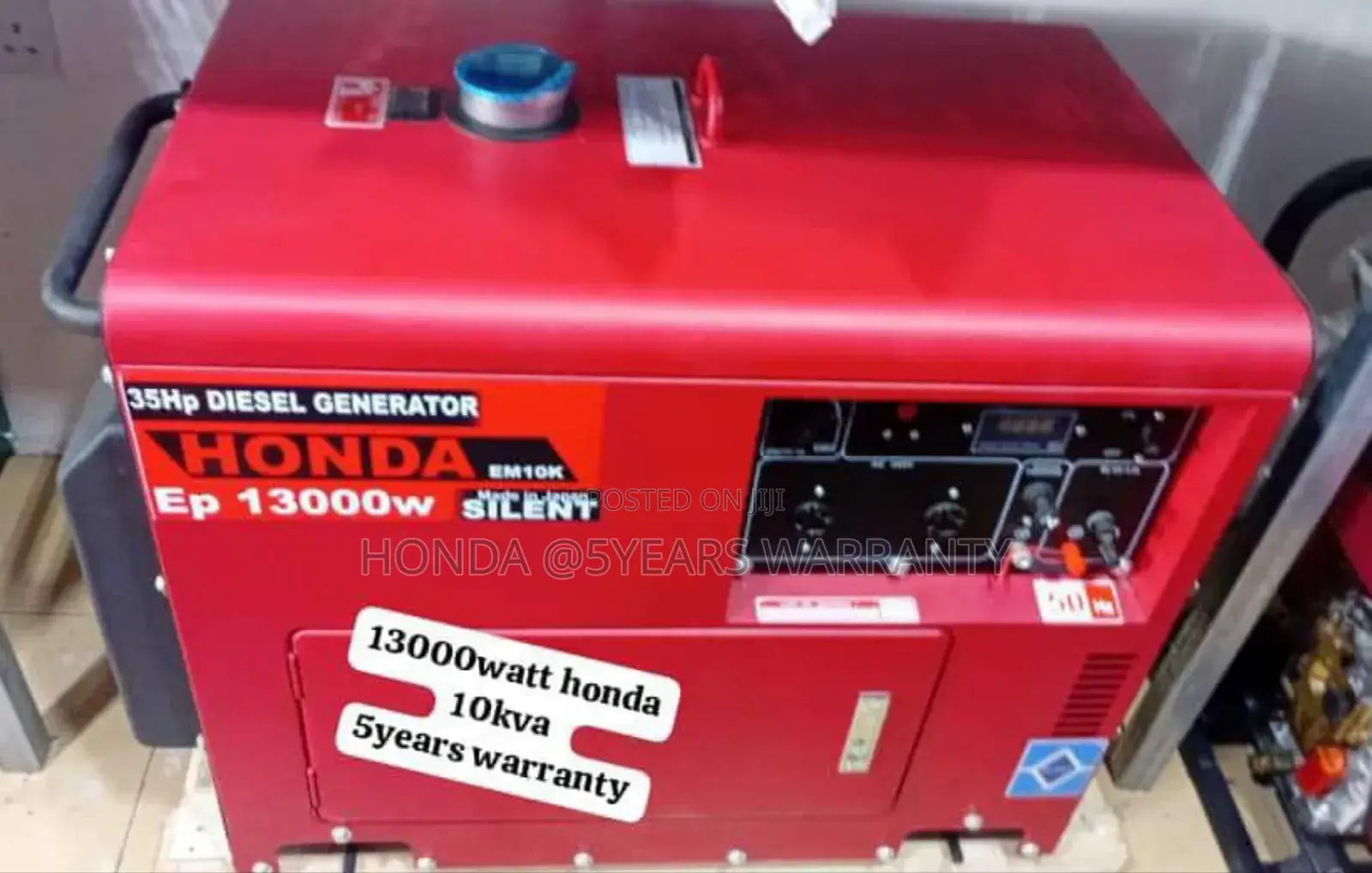 Energy Fusion Honda 10kva Generator 13000watt Diesel 10kva