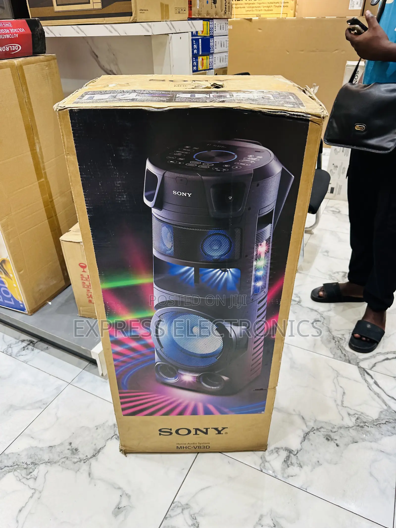 Powerful Sound Dual MHC-V83d Sony Bluetooth Speaker