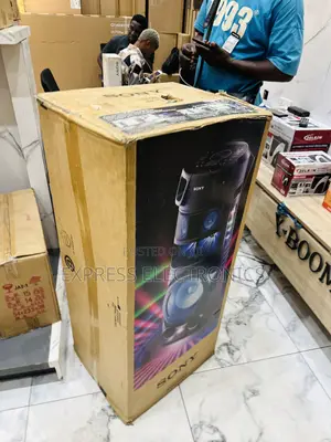 Zealous Sleek Black MHC-V83d Sony