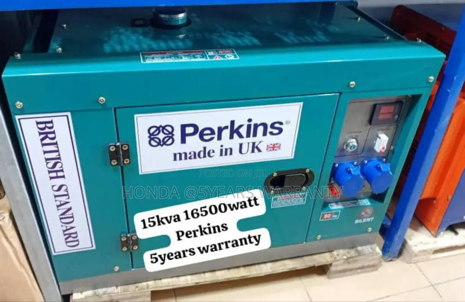 Current Power 15kva Perkins 16500watt Generator Silent 15kva
