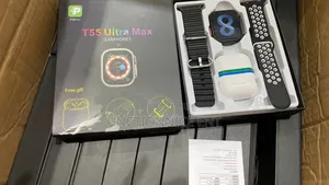 T55 Pro Max 1.44 Inch Smartwatch TWS Earphone 2 in 1 Black