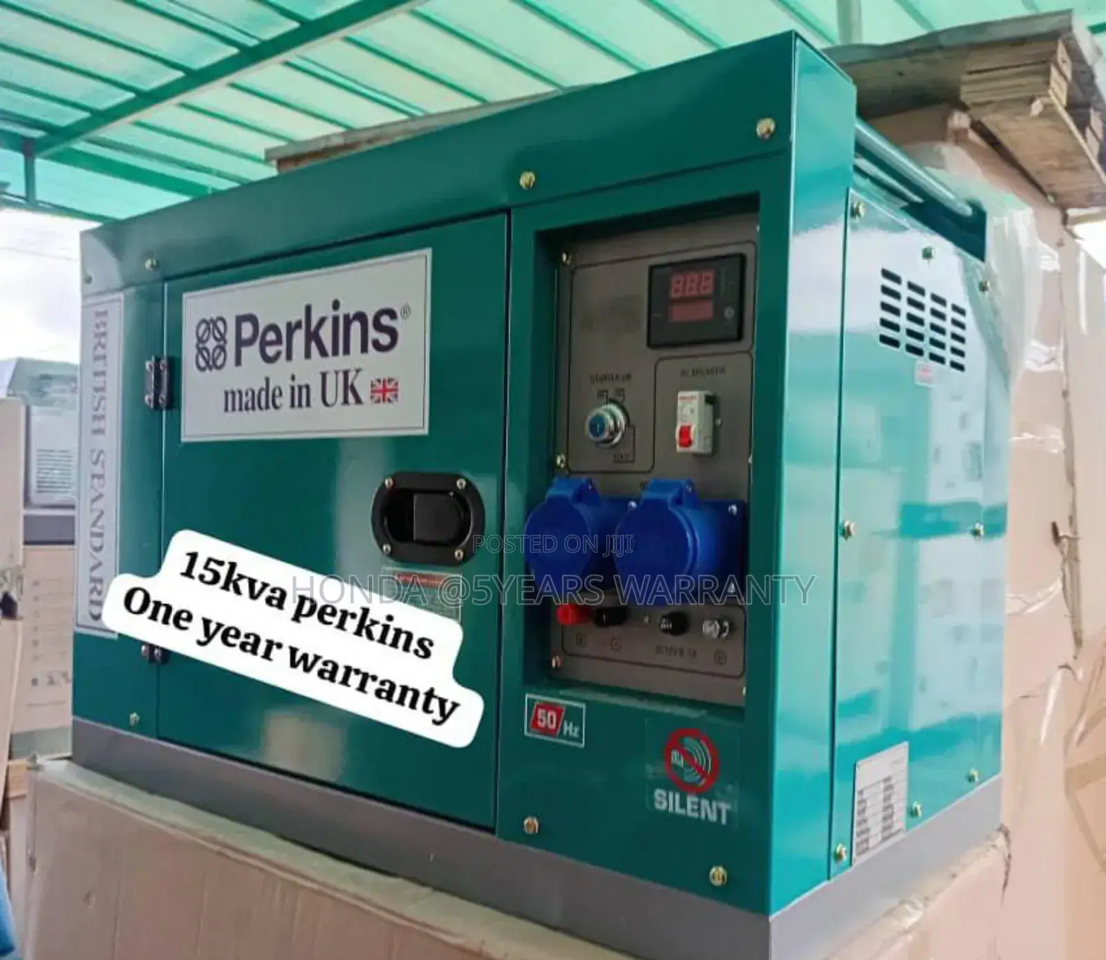 Electric Force Perkins 15kva 16500watt Generator Silent 15kv