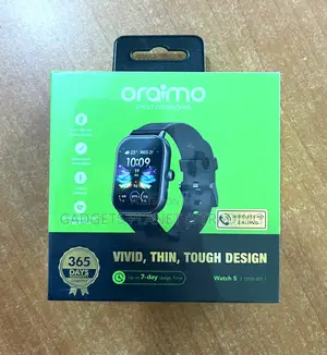 Oraimo Watch 5 Hd Panda 2.01" Glass 1atm Smartwatch Osw-805