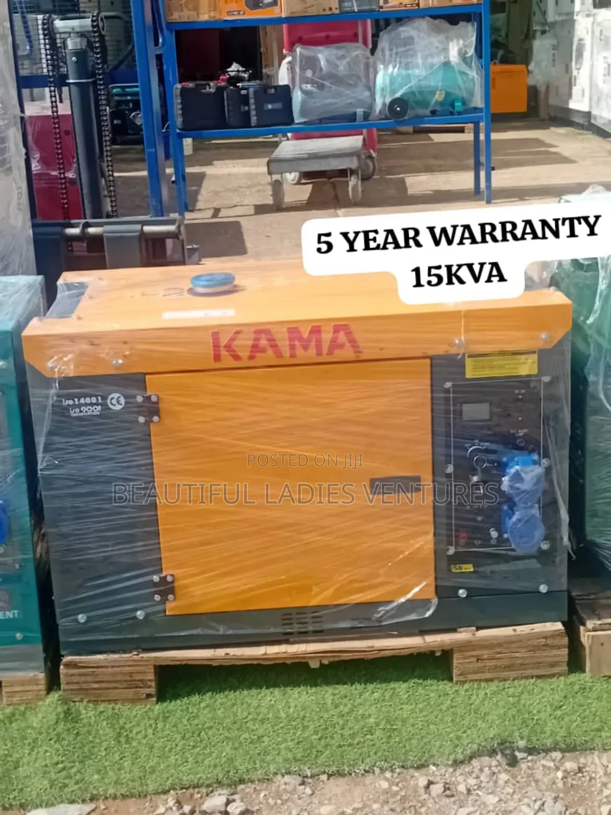 Emergency Ready 15kva Silent Kama Diesel Genset Silent