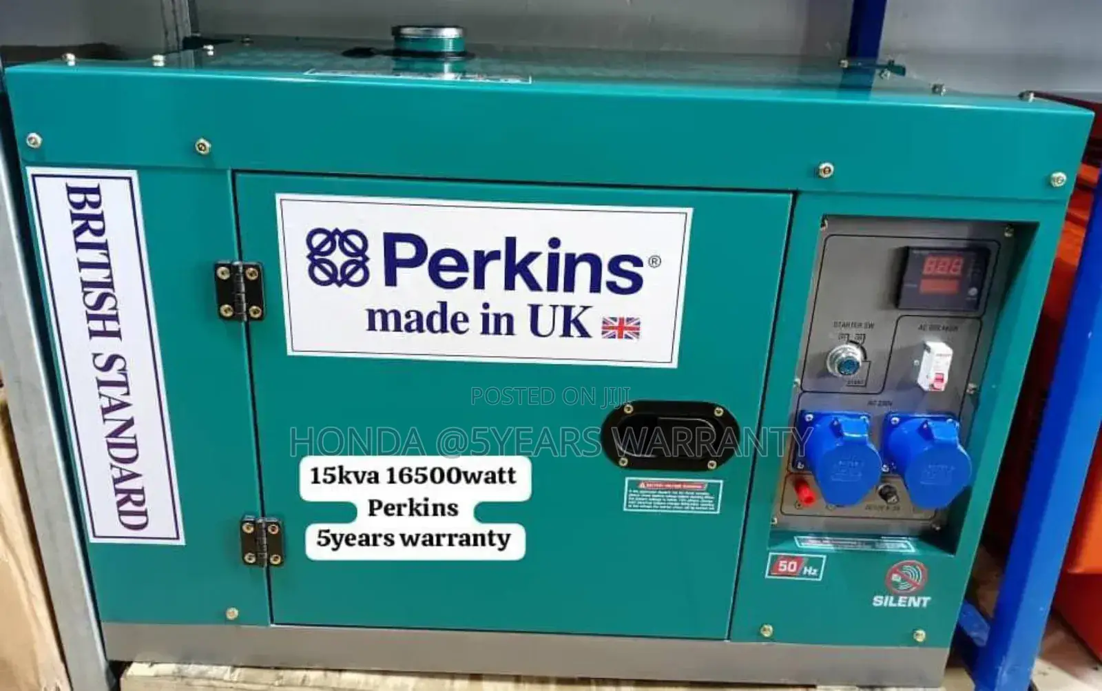 Energy Rush Perkins Generator 15kva 16500watt Diesel 15kva
