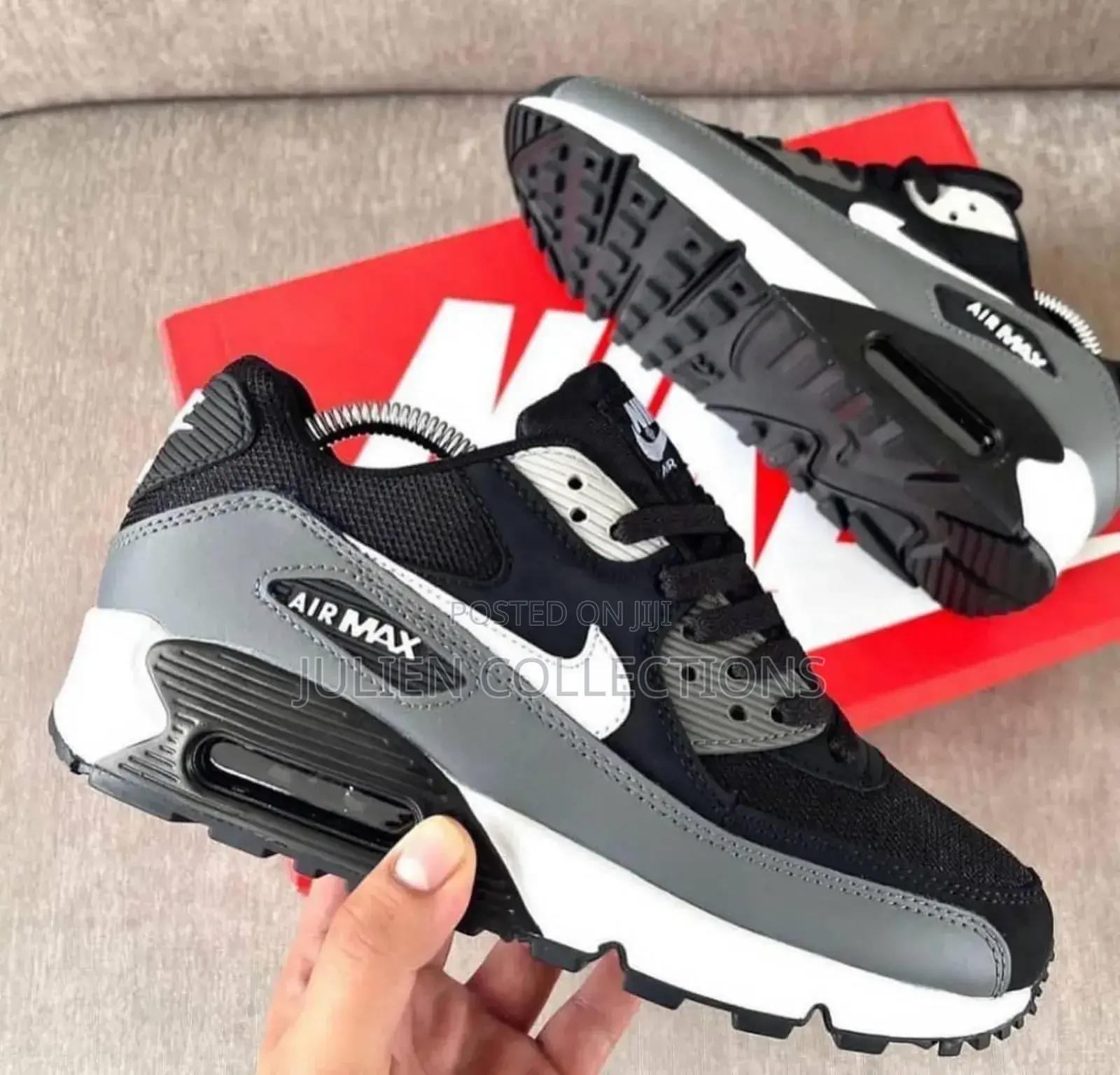 Nike Air Max 90 Black Ash and White